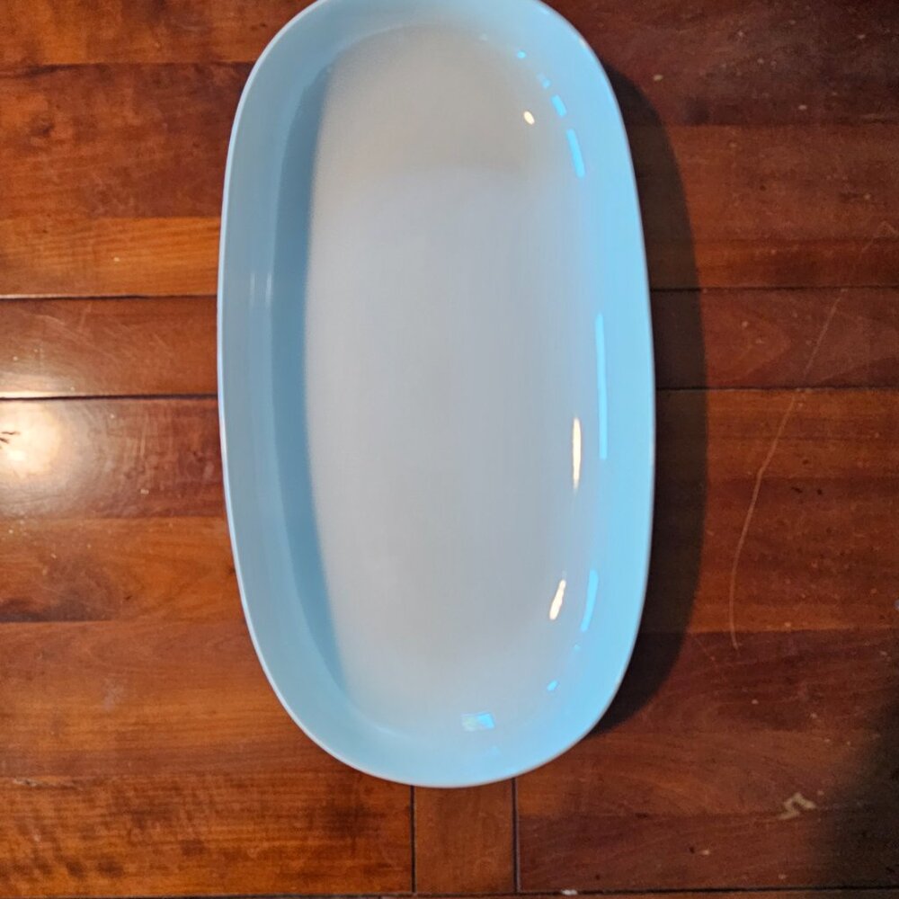 "Everyday White" Large porcelain plate
